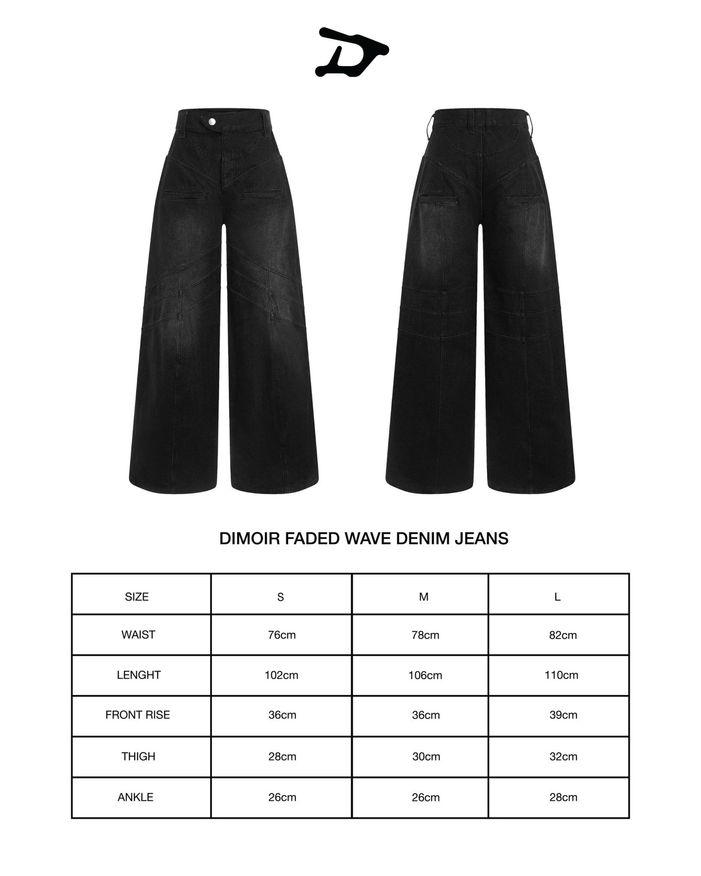 DIMOIR FADED WAVE DENIM JEANS