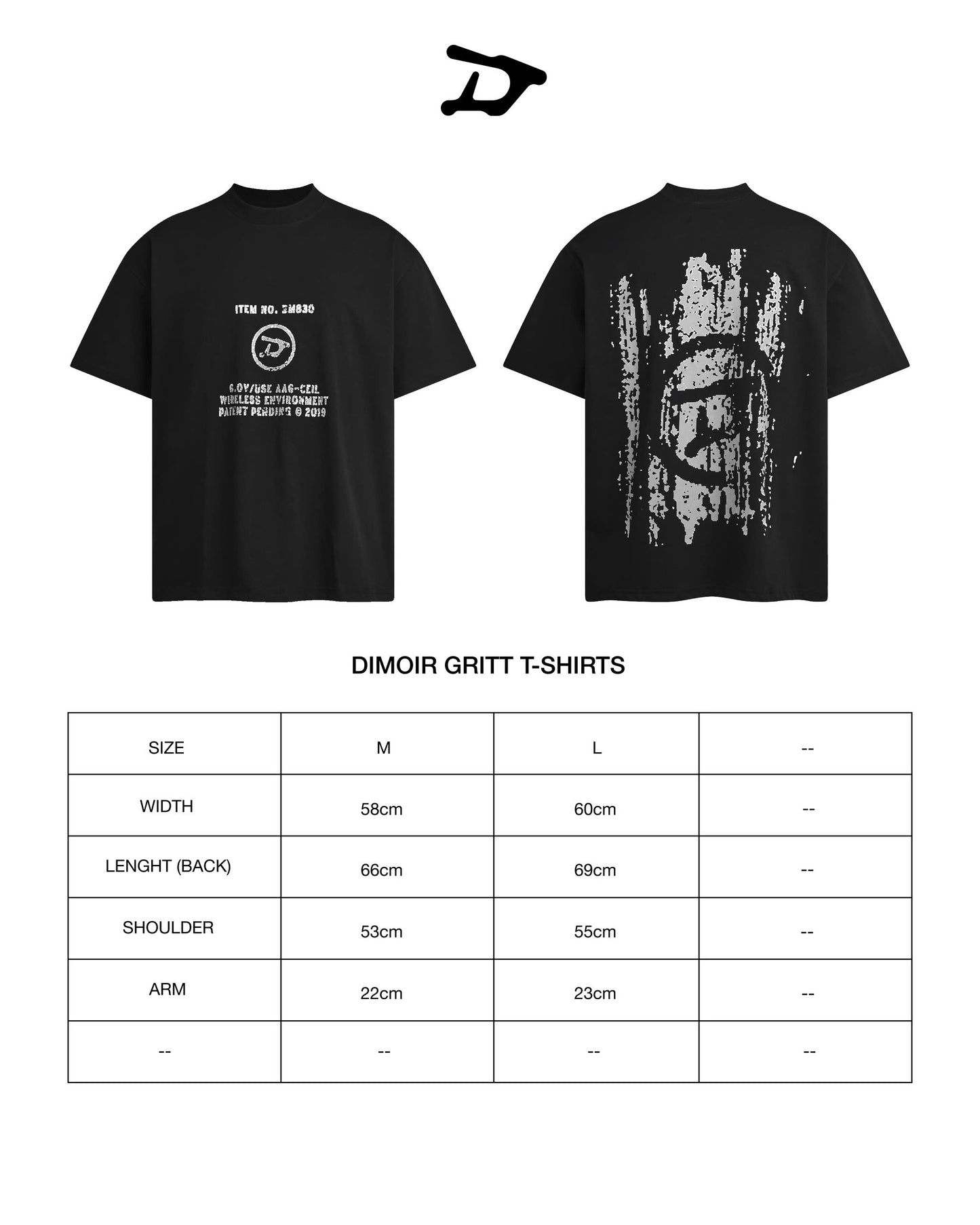 DIMOIR Black Gritt T-Shirts