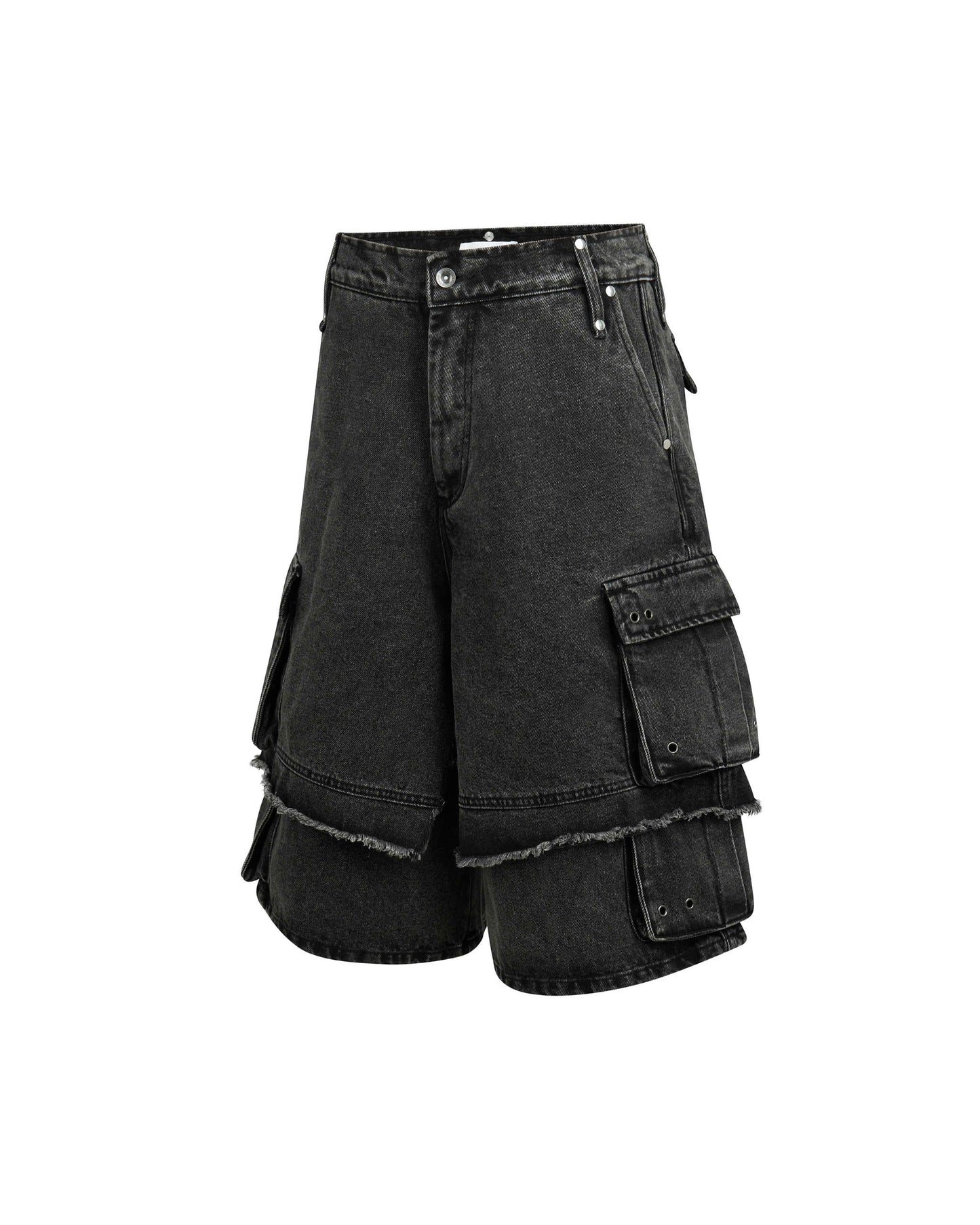 DIMOIR LF LAYERED DENIM SHORTS