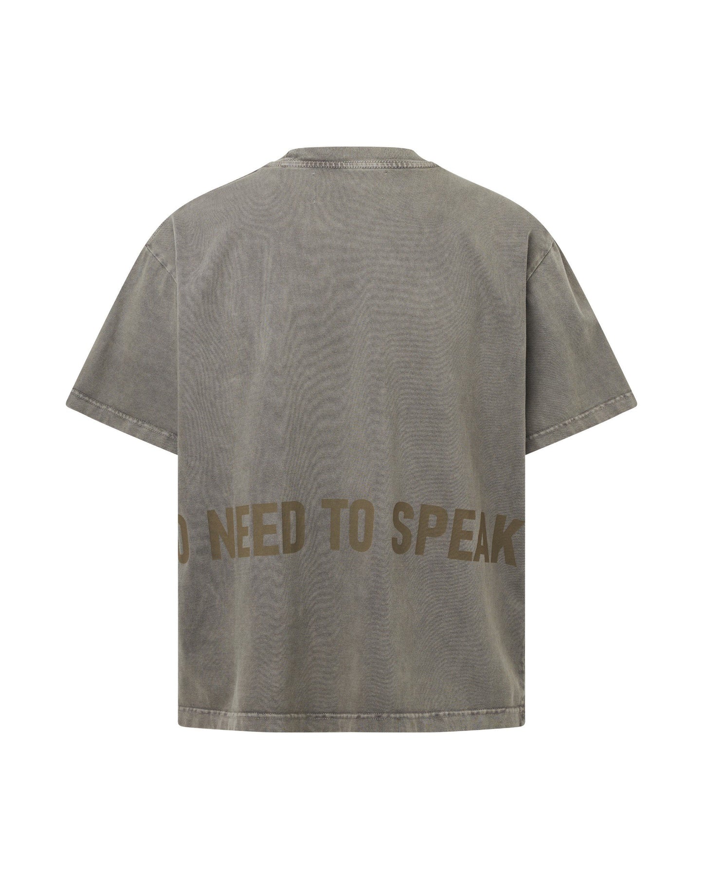 DIMOIR GEWASCHENES OLIVE „NNTS“ T-SHIRT