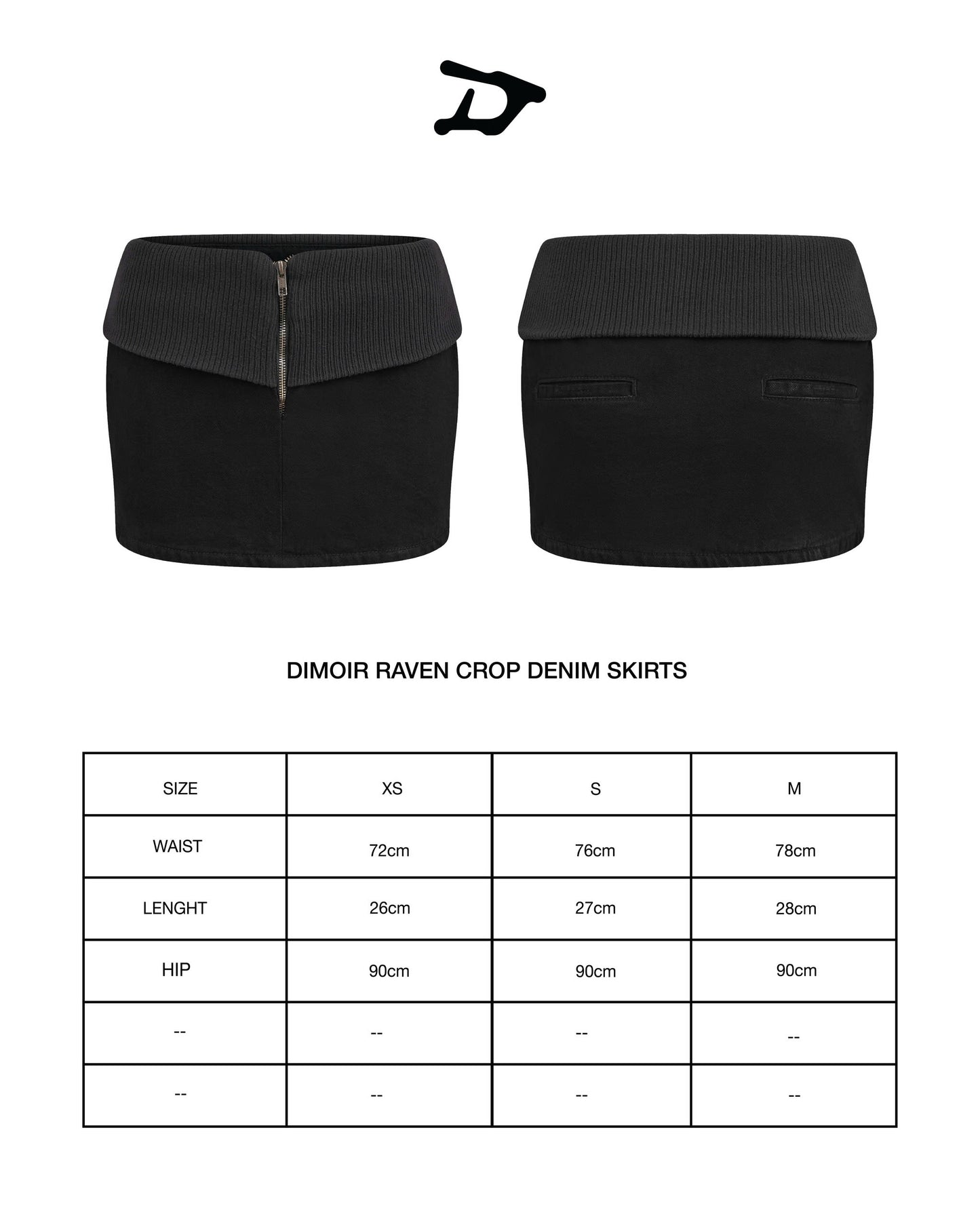 DIMOIR RAVEN Denim Skirts