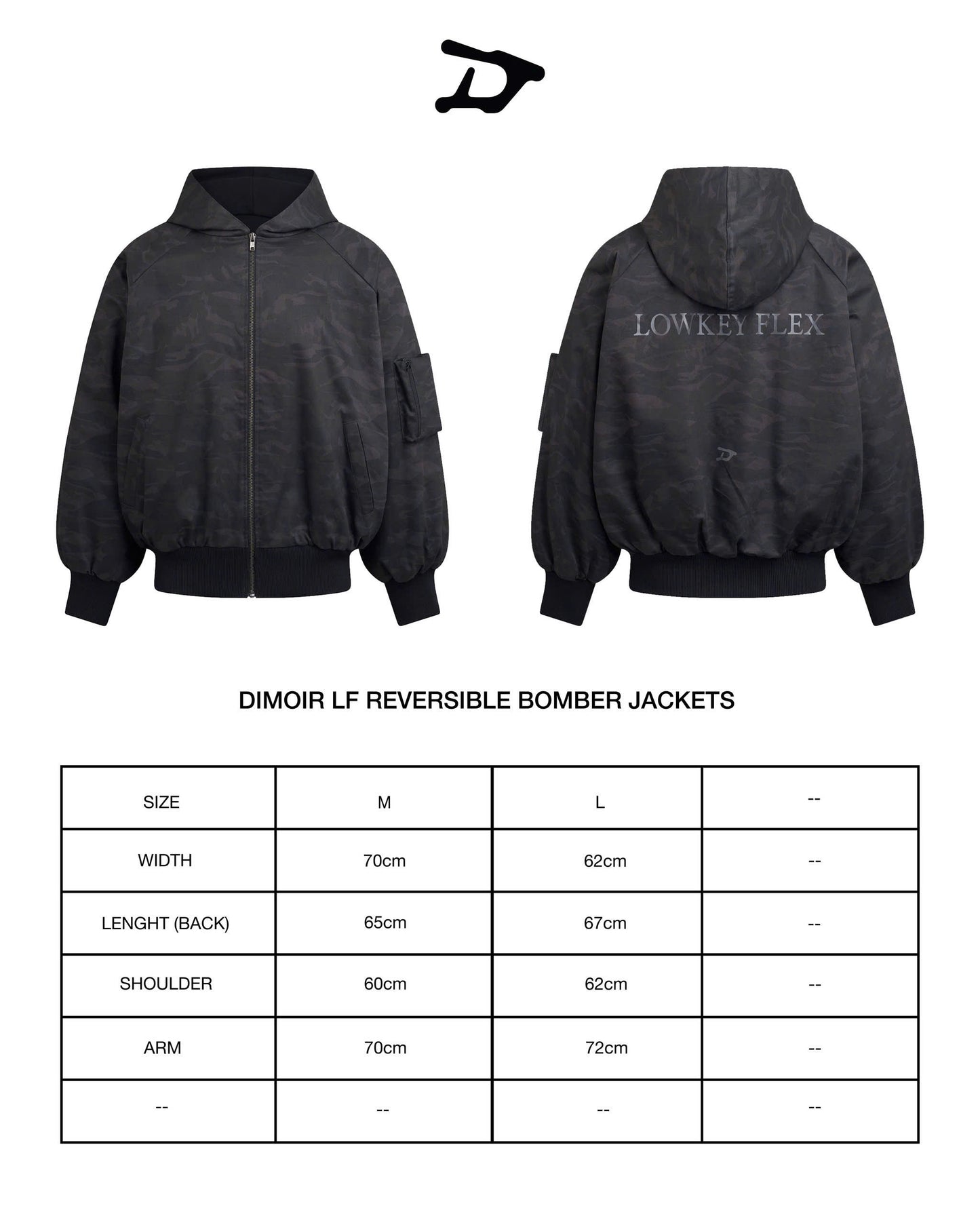 DIMOIR LF REVERSIBLE BOMBER JACKETS