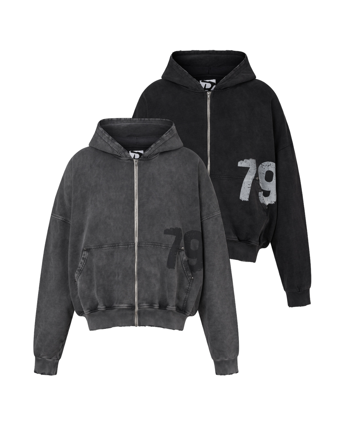 DIMOIR Draco 79 Sweat à capuche délavé