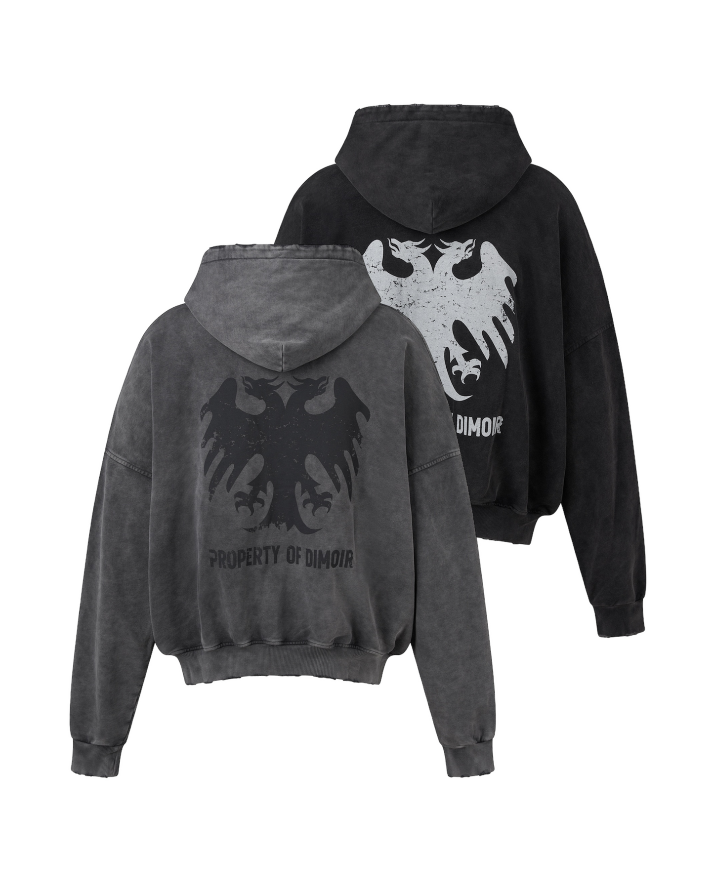 DIMOIR Draco 79 Sweat à capuche délavé