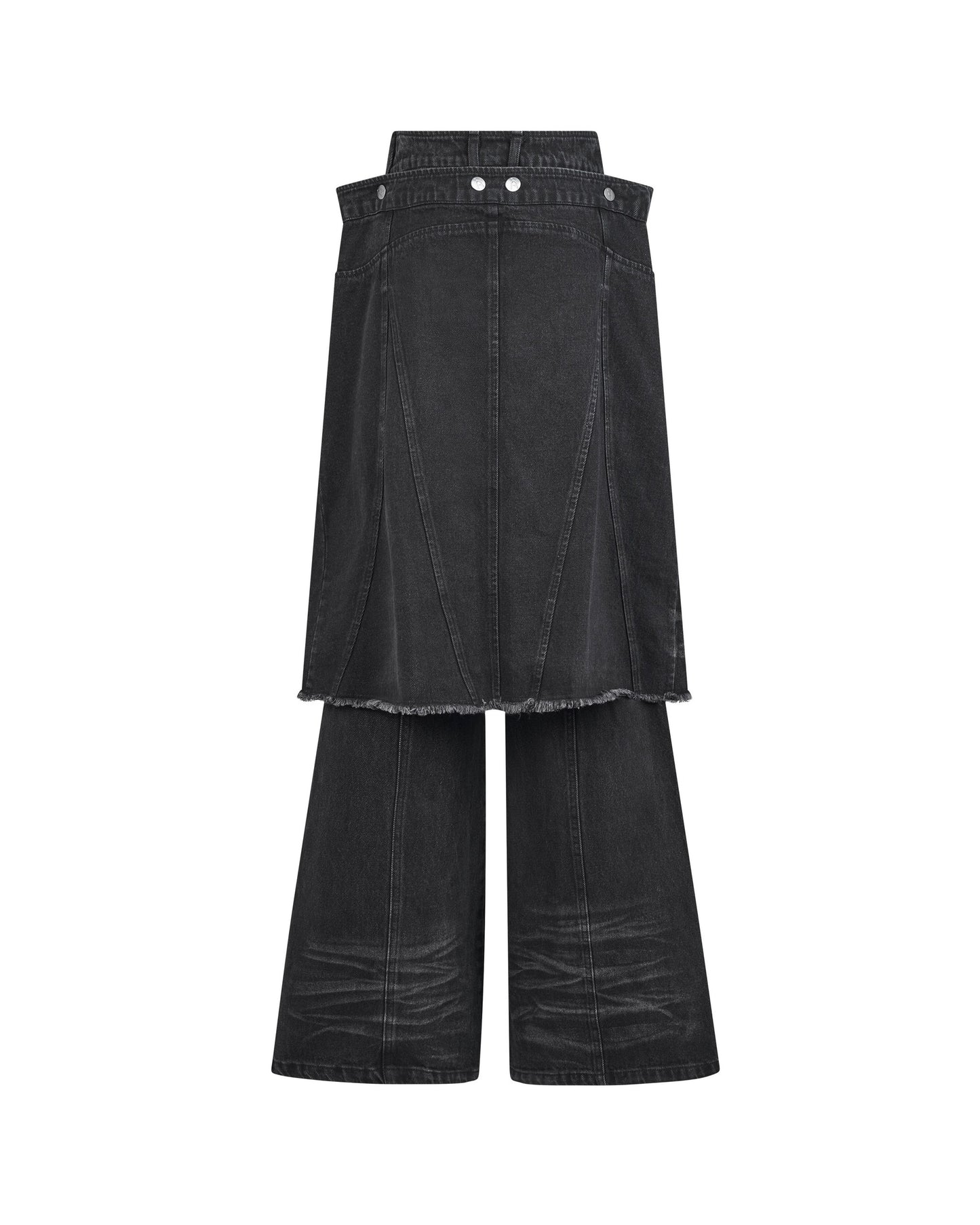 DIMOIR CONVERTIBLE DENIM SKIRT PANTS