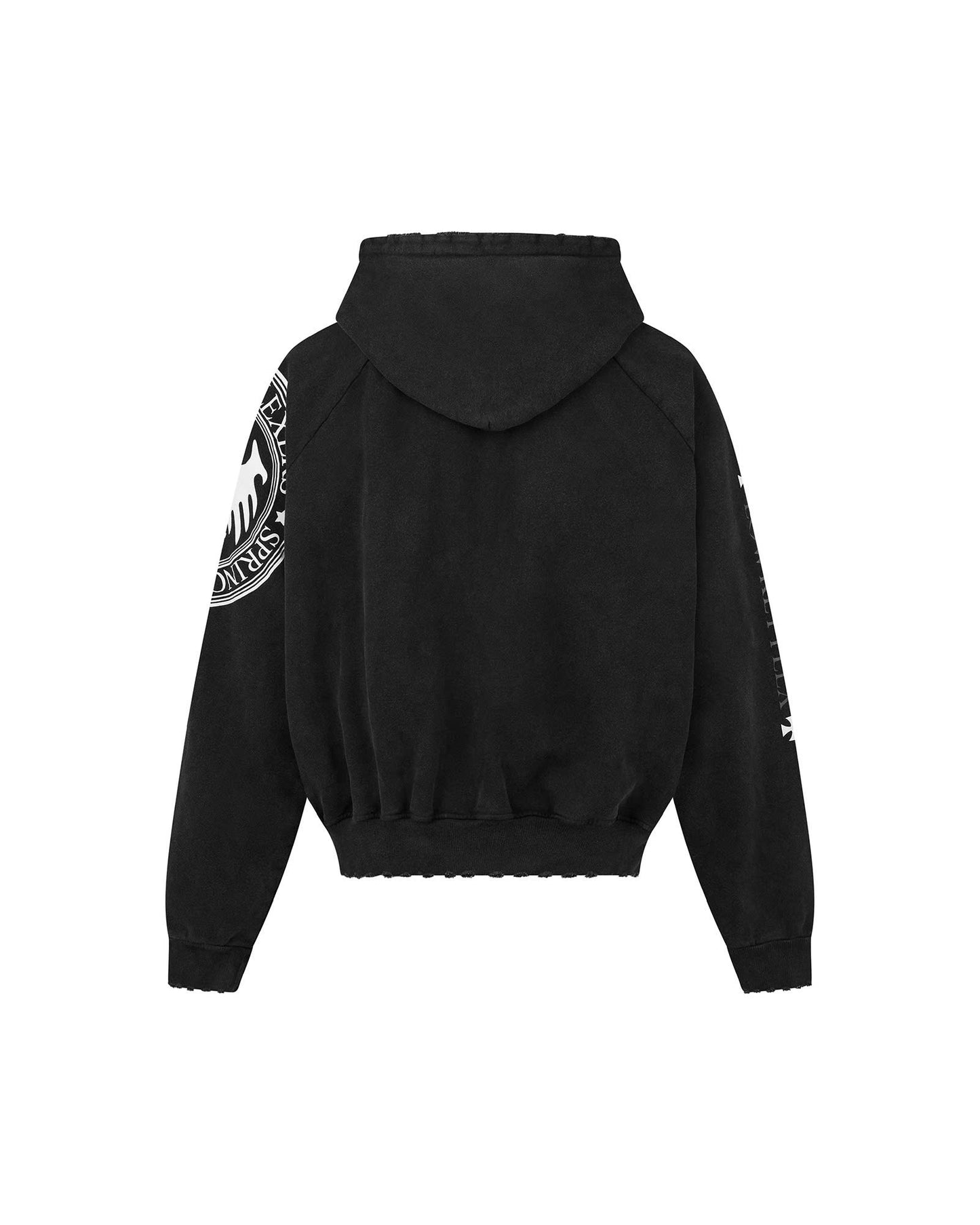 DIMOIR DRACO SEAL WASH BLACK HOODIE