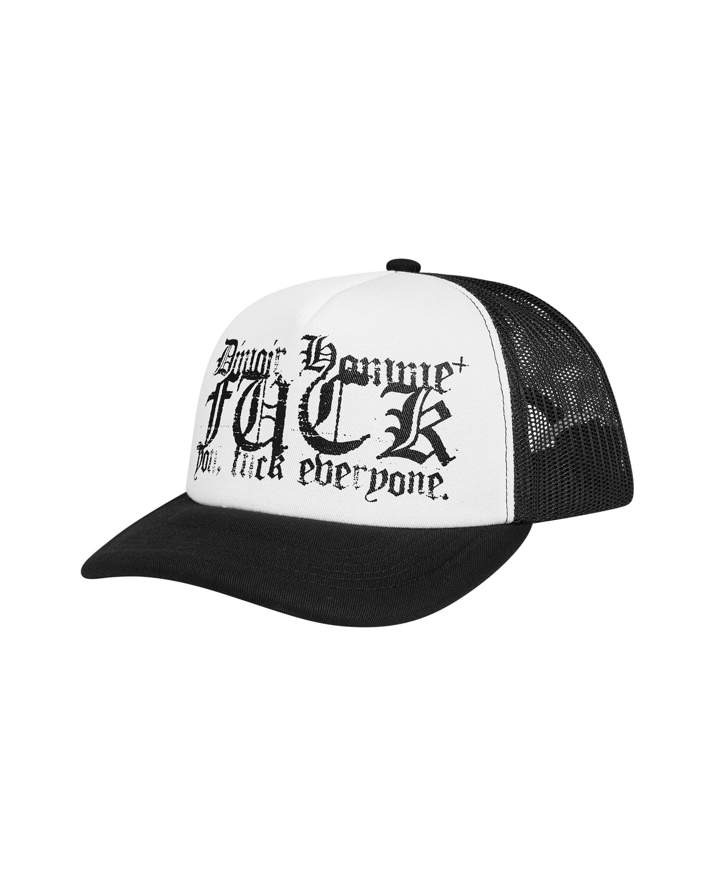 DIMOIR FCK WHITE TRUCKER HAT