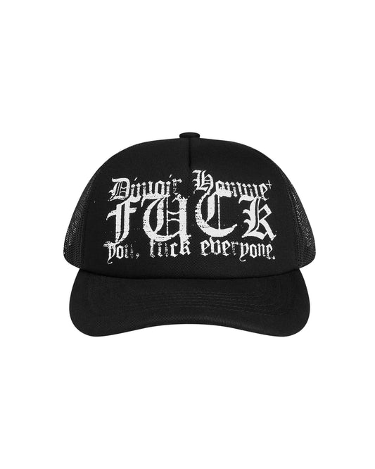 DIMOIR FCK BLACK TRUCKER HAT