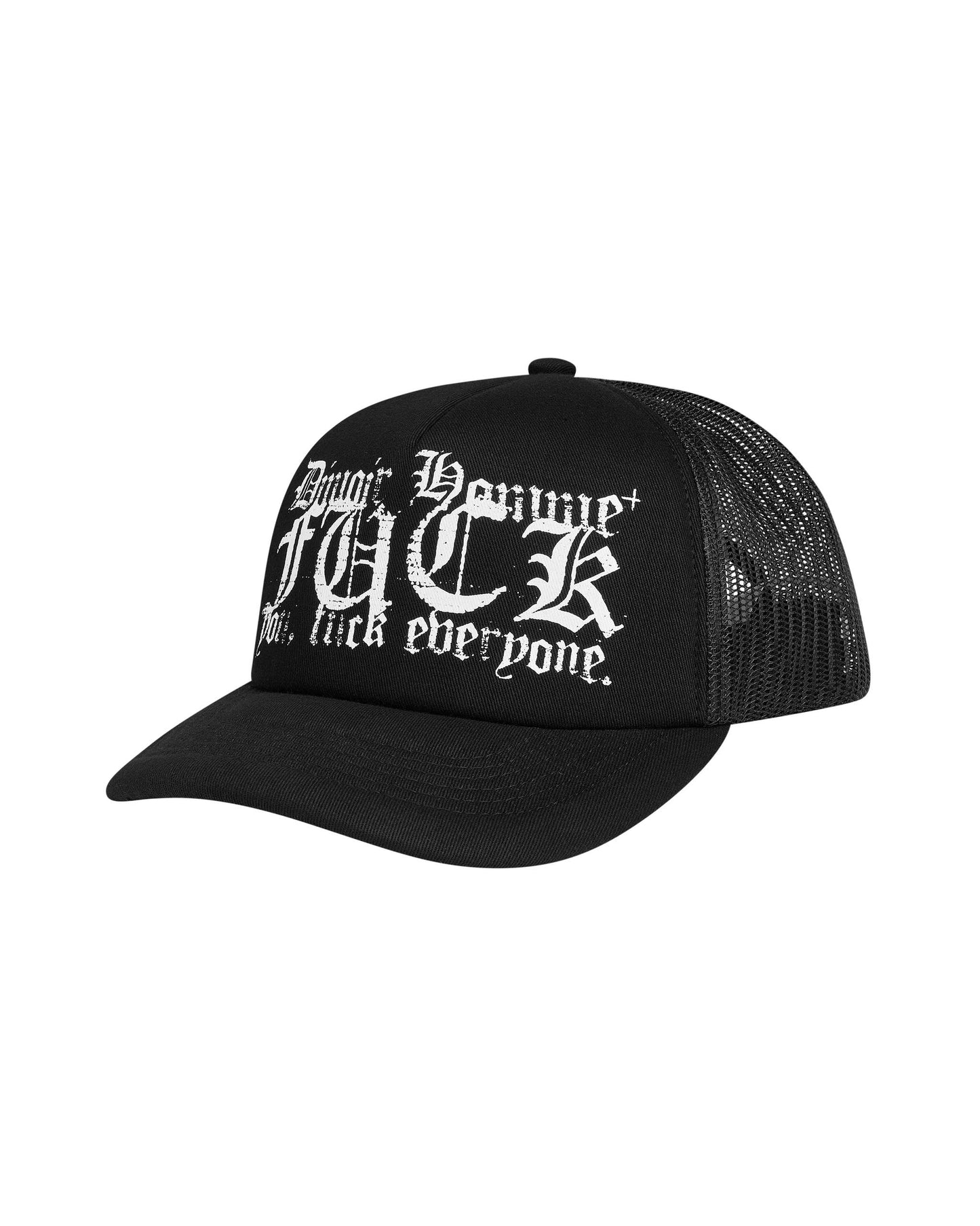 DIMOIR FCK BLACK TRUCKER HAT