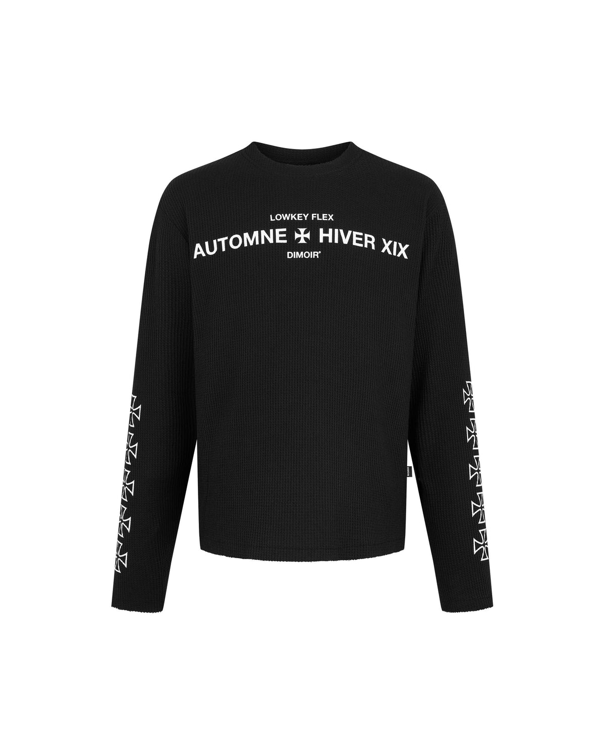 DIMOIR LF BLACK KNITTED LONGSLEEVE