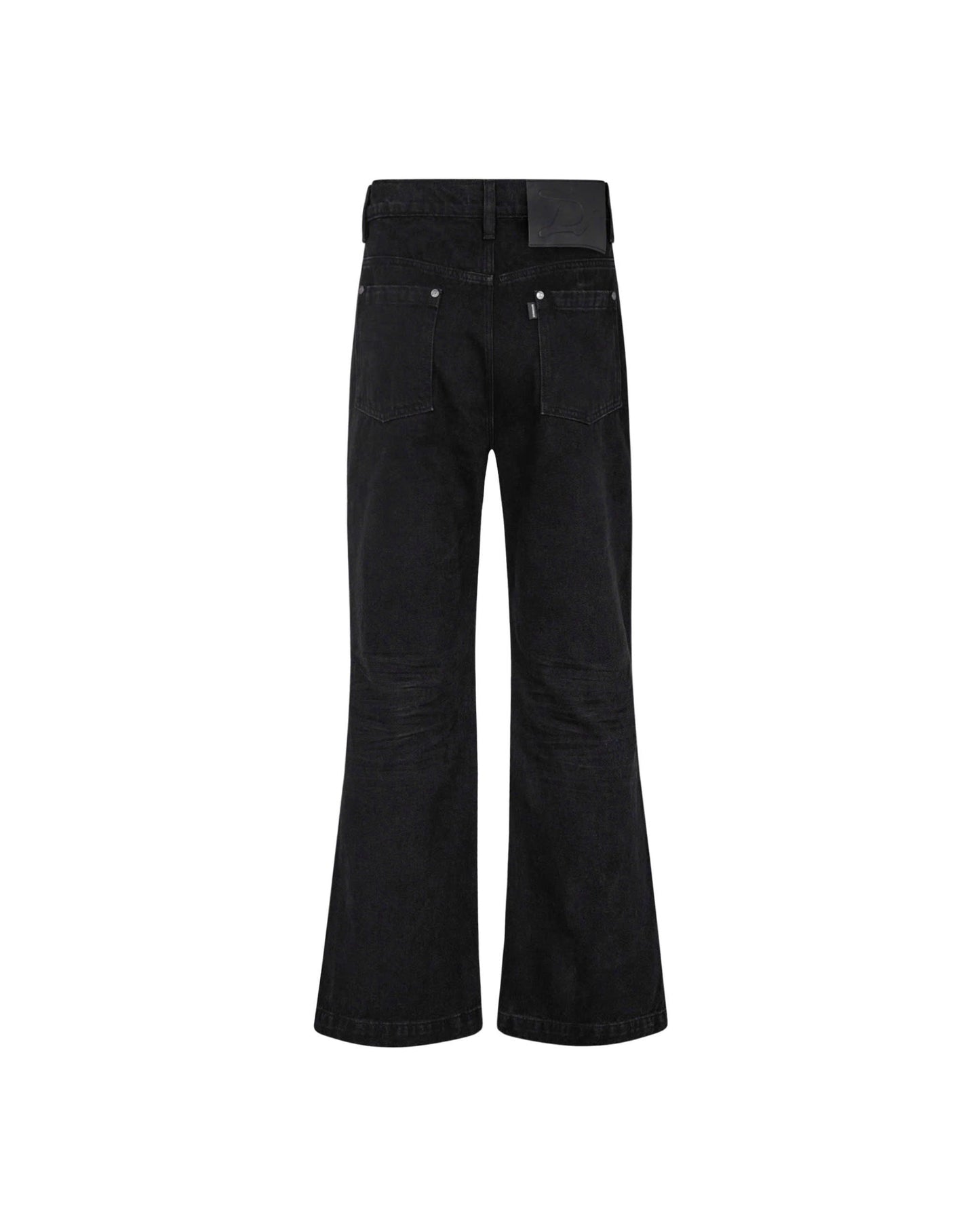 DIMOIR BLACK FLARED DENIM PANTS