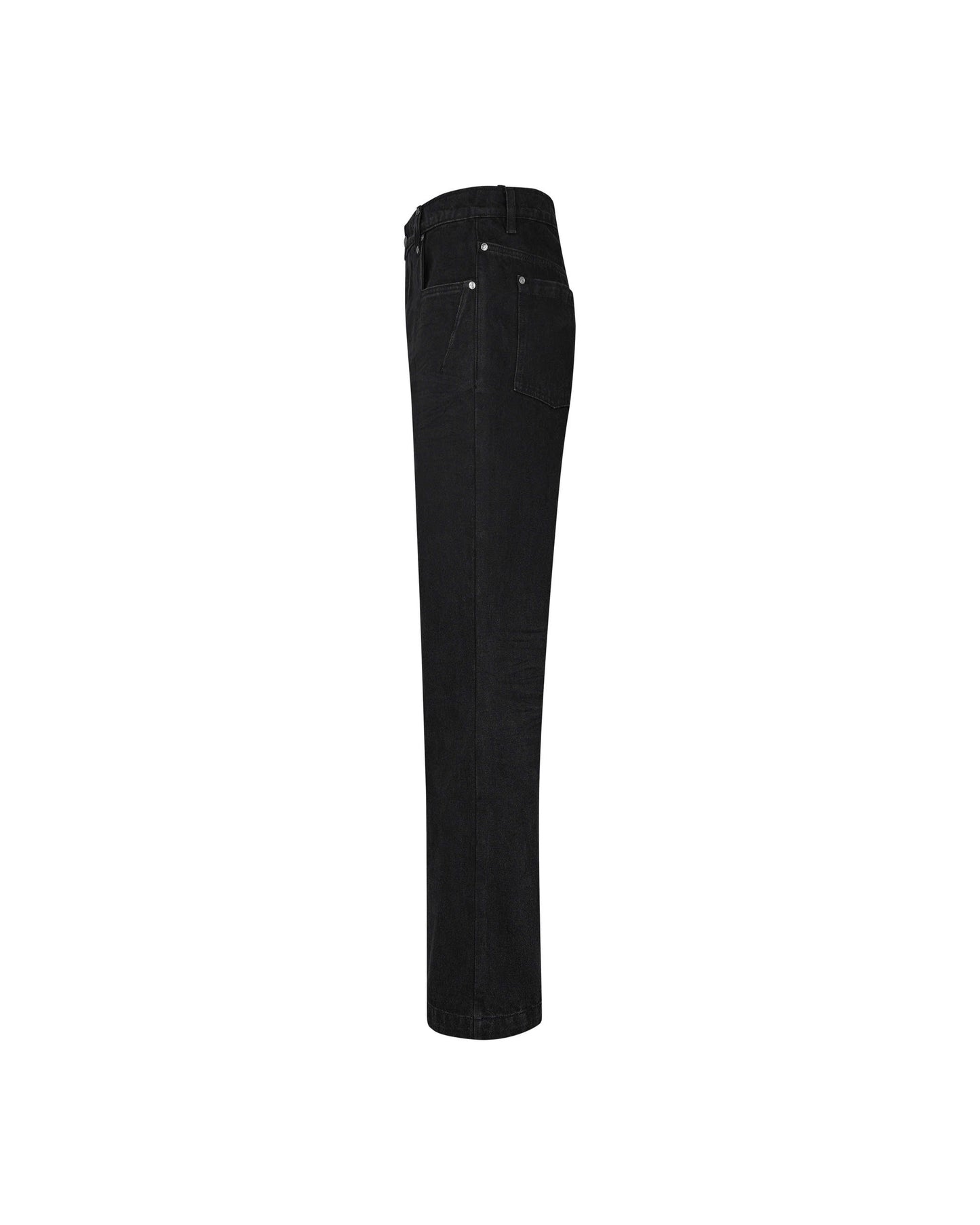 DIMOIR BLACK FLARED DENIM PANTS