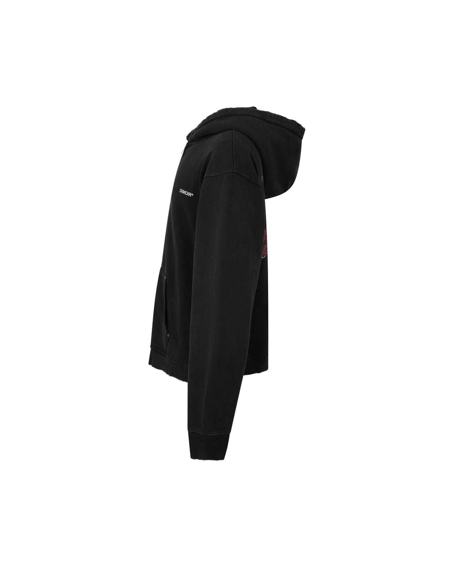 DIMOIR PG WASH BLACK HOODIE