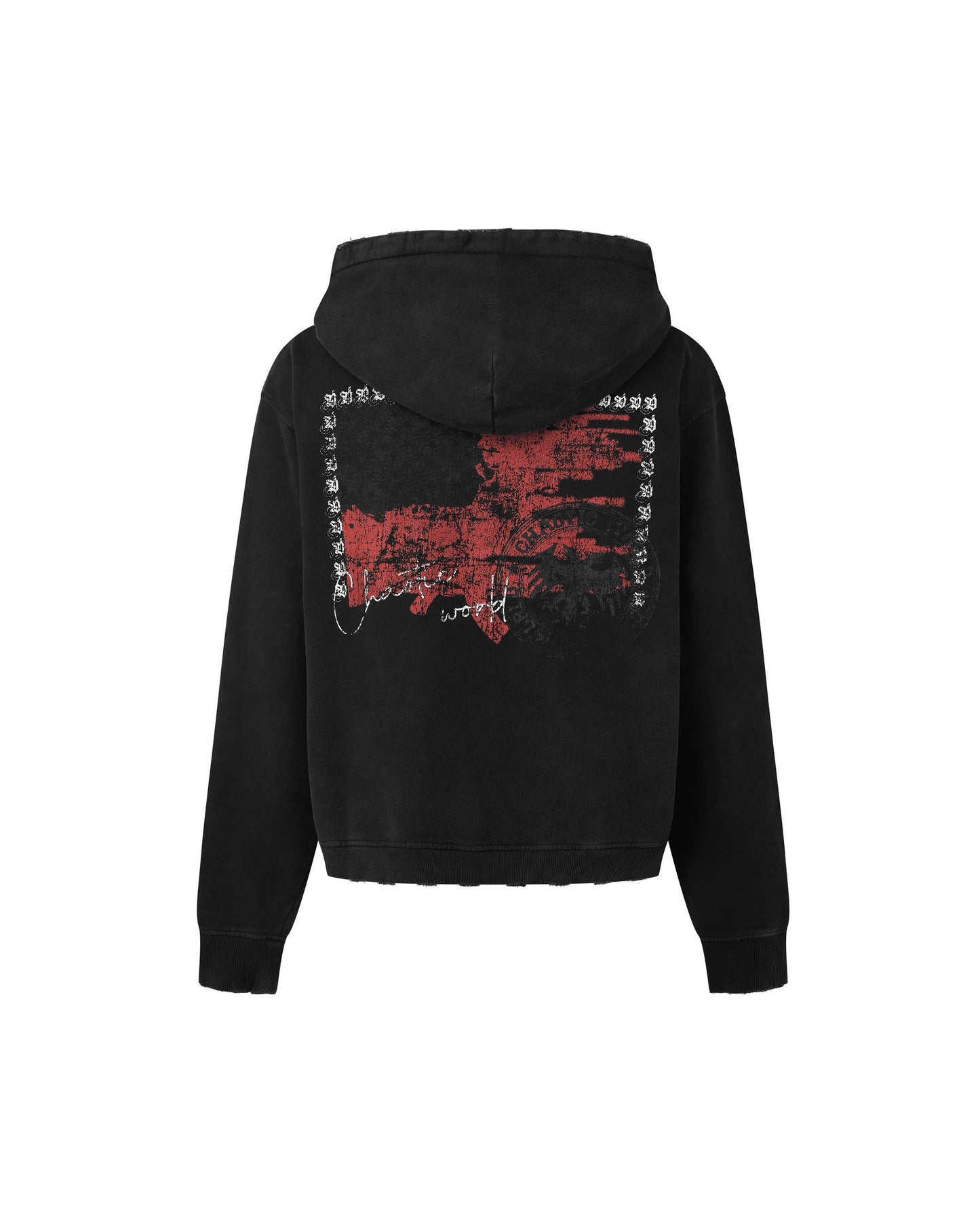 DIMOIR PG WASH BLACK HOODIE