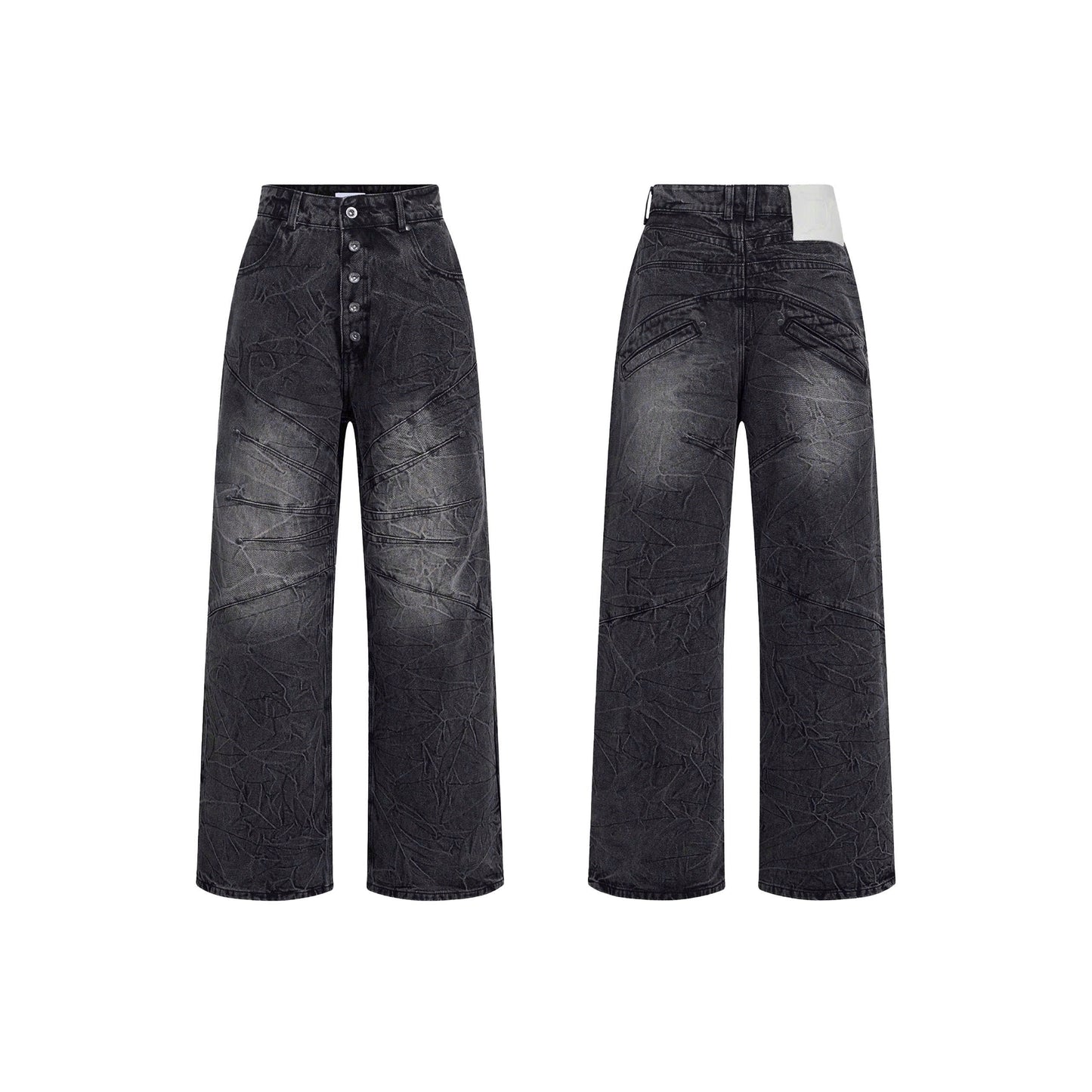 DIMOIR GUNMETAL STRAIGHT DENIM PANTS