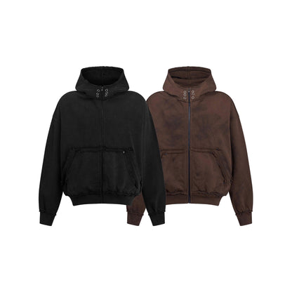 DIMOIR DOUBLE-BODY WASH HOODIE