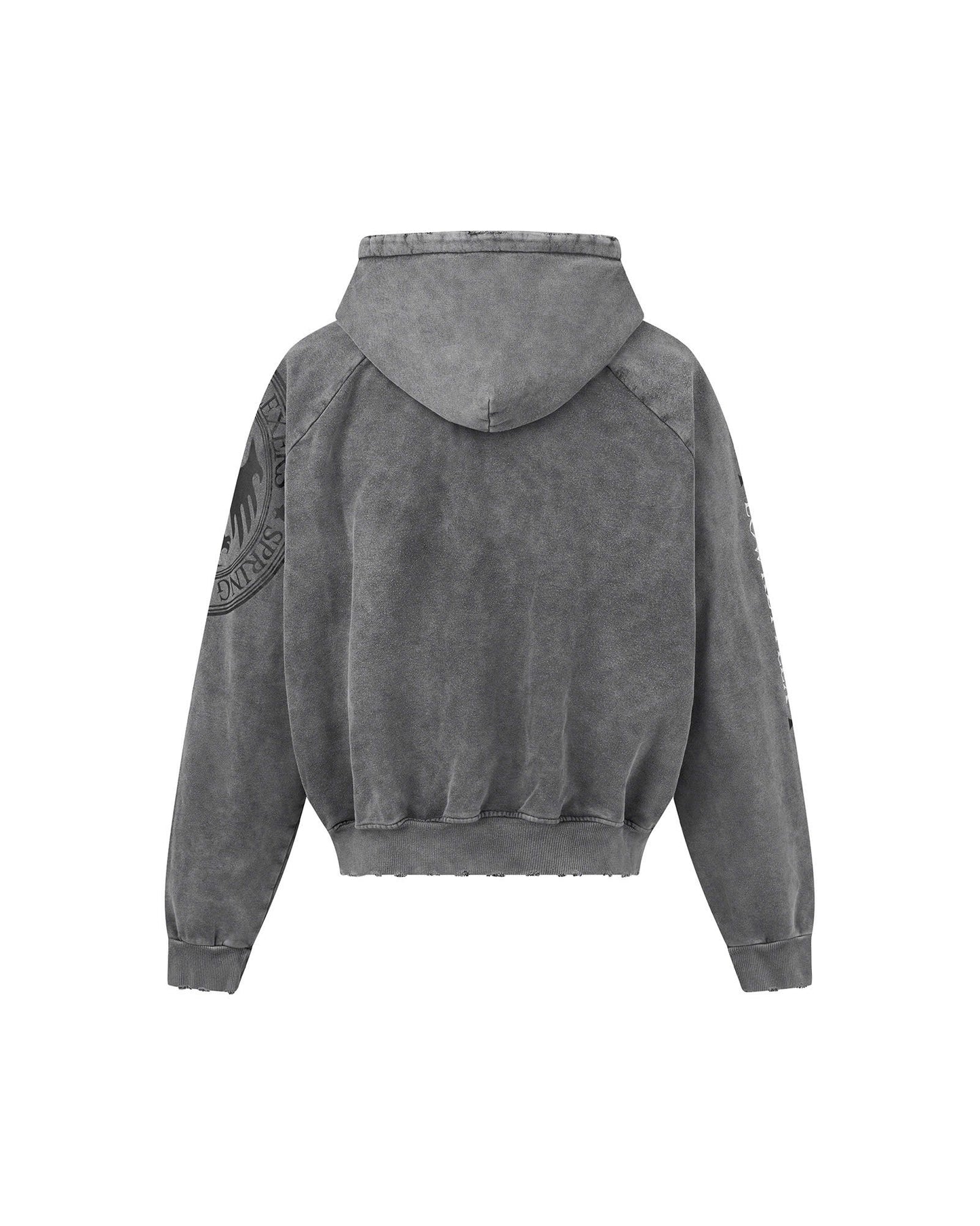 DIMOIR DRACO SEAL WASH GRAY HOODIE
