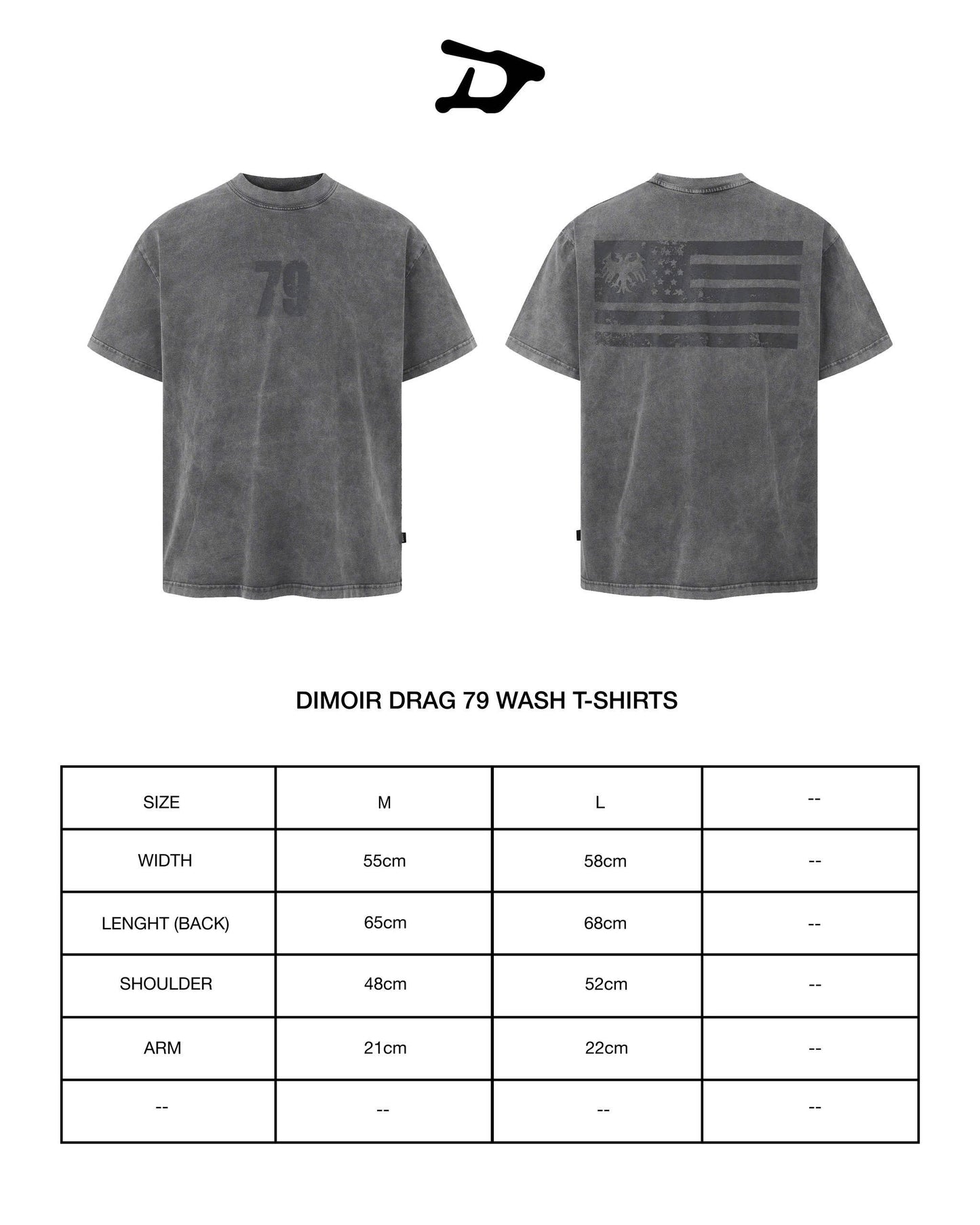 DIMOIR DRAG 79 WASH T-SHIRTS