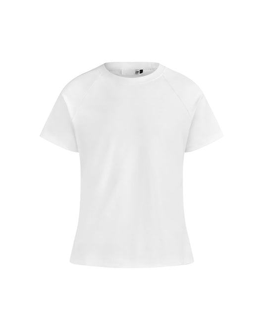 DIMOIR WHITE RAGLAN T-SHIRTS