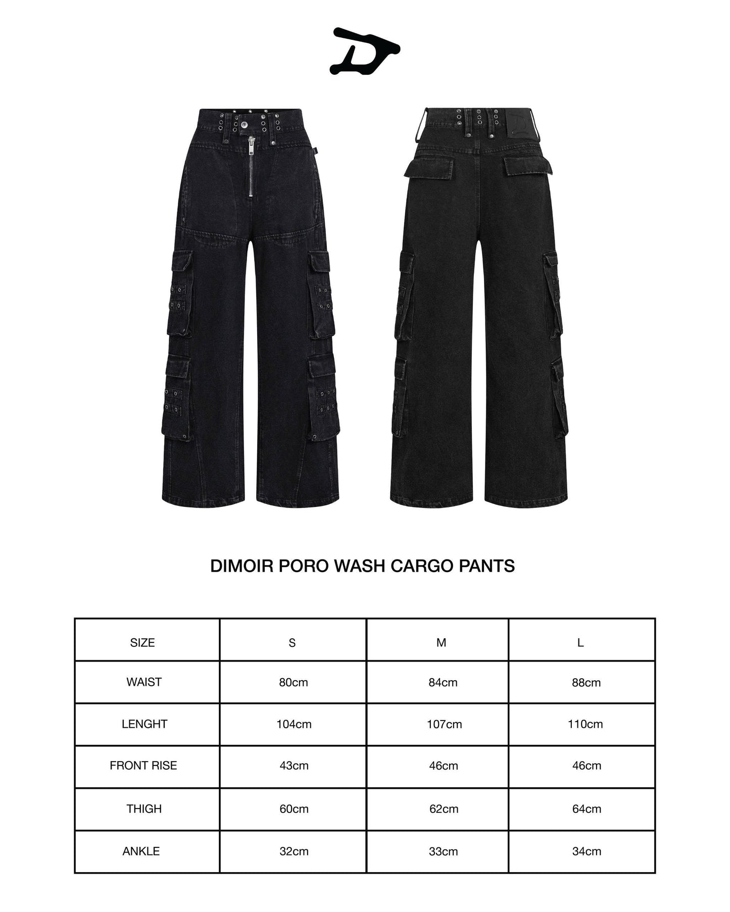 DIMOIR PORO WASH CARGO PANTS