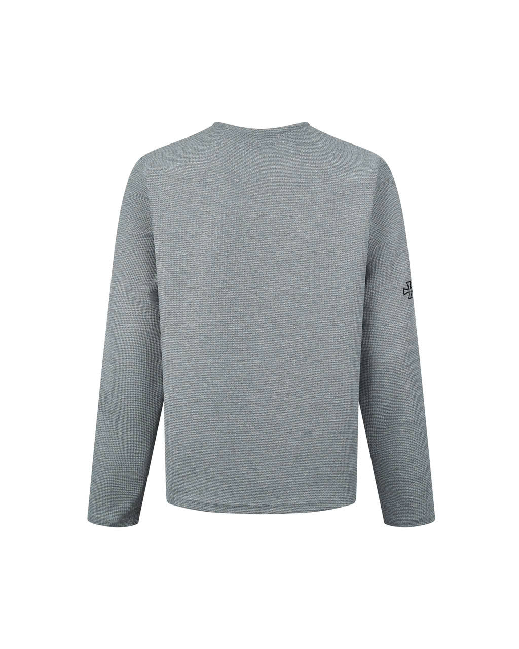 DIMOIR CW GRAY HENLEY LONGSLEEVE