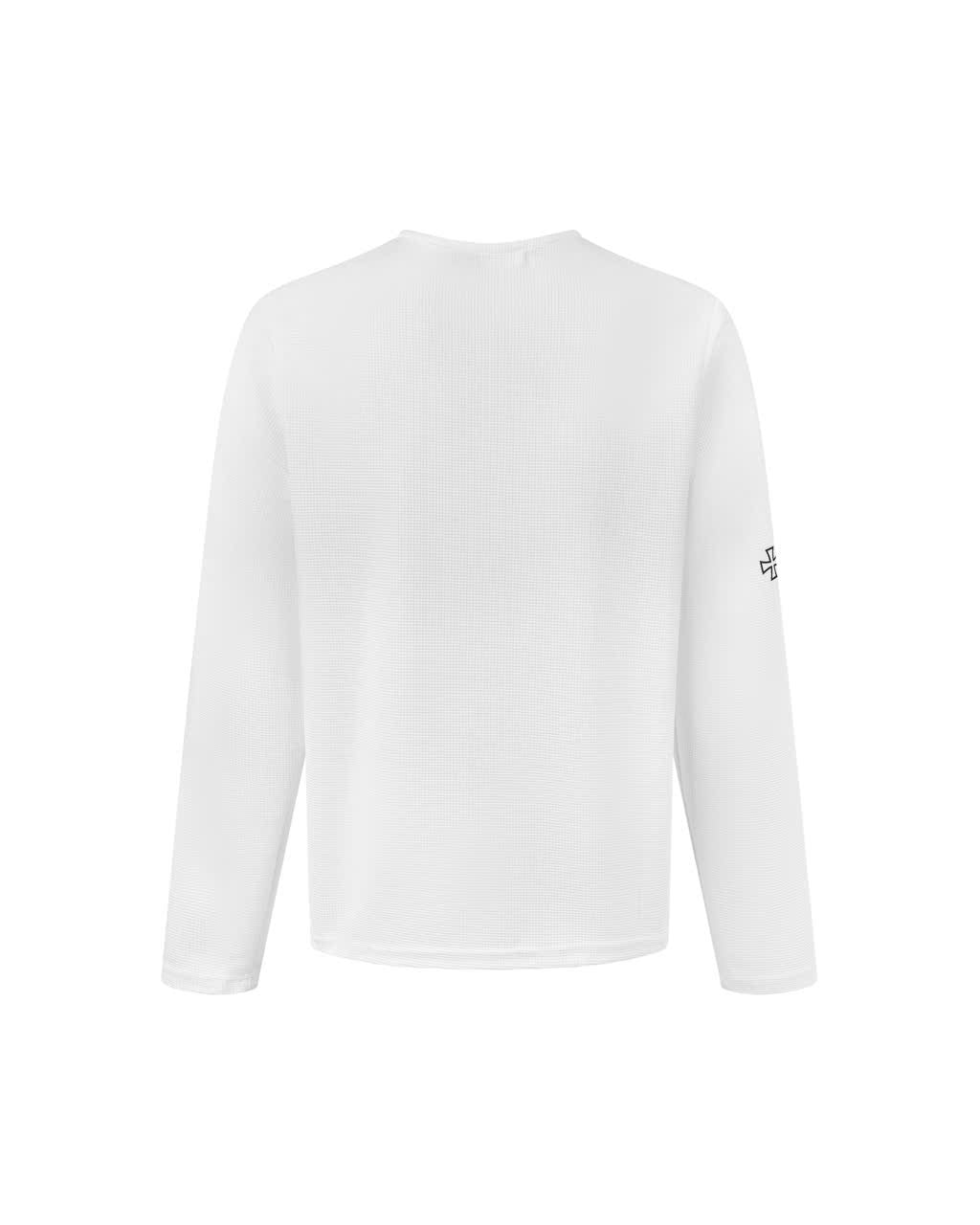 DIMOIR CW WHITE HENLEY LONGSLEEVE