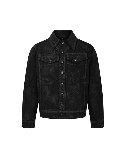 DIMOIR WAX BLACK DENIM JACKETS